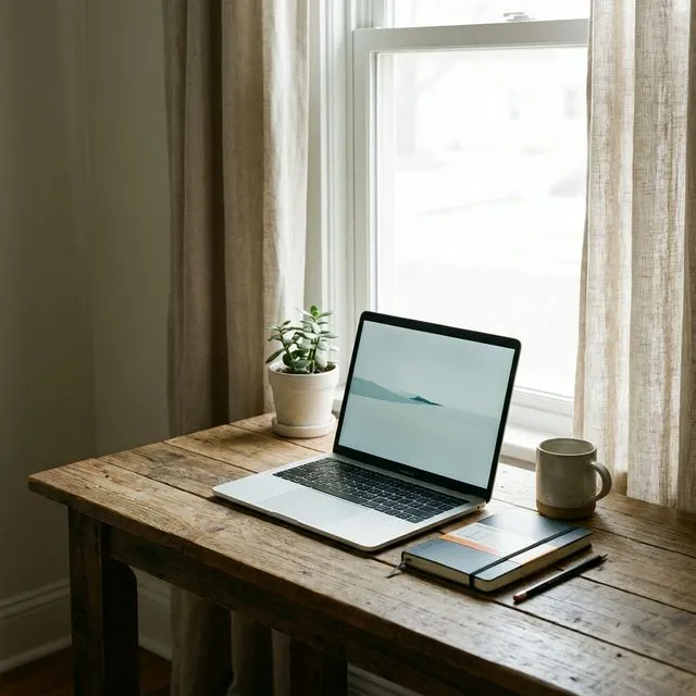 Modern corporate workspace environment with natural light
